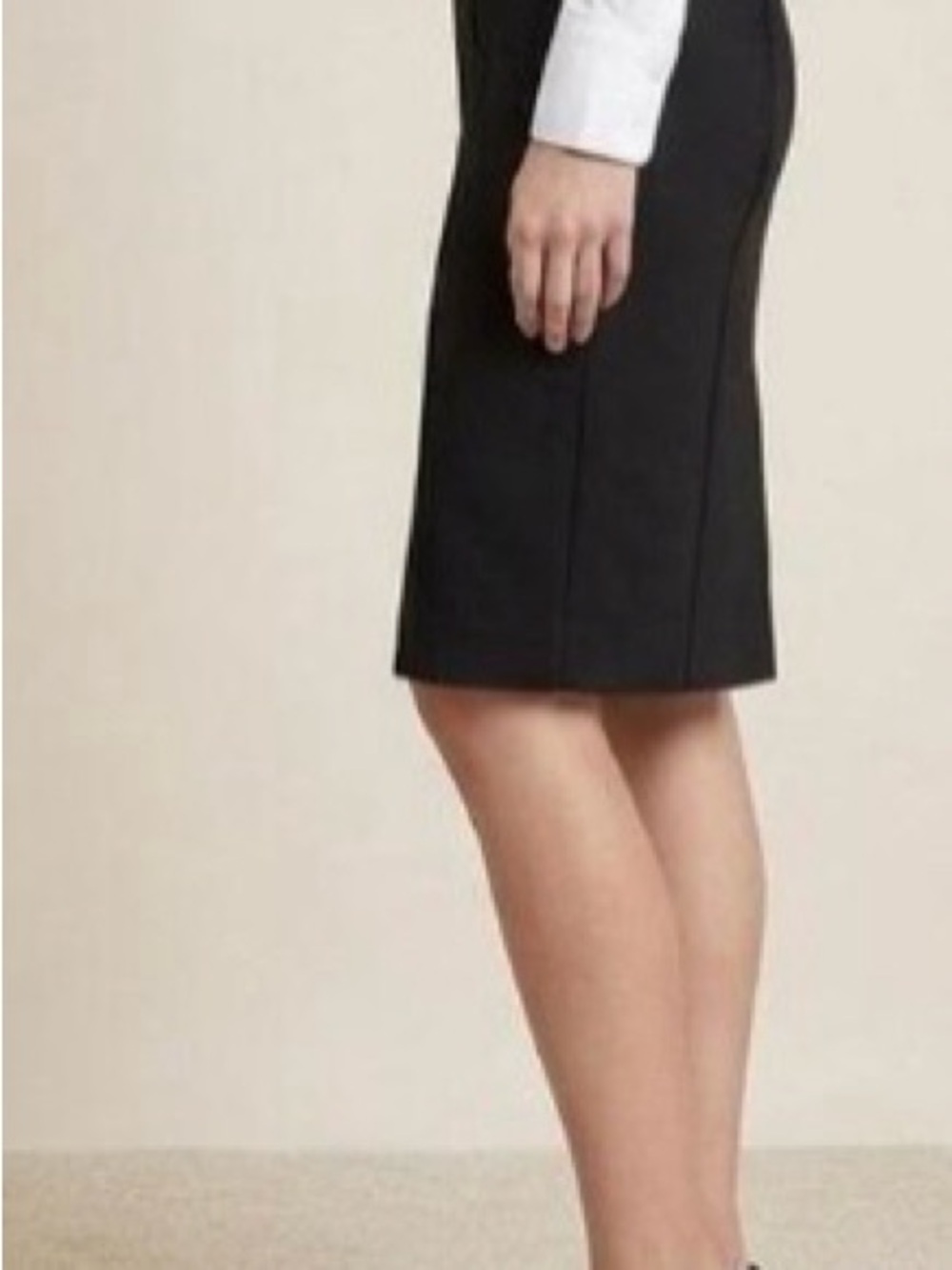 White House Black Market Essential Pencil Skirt Black Women’s Size 2 - Picture 4 of 7